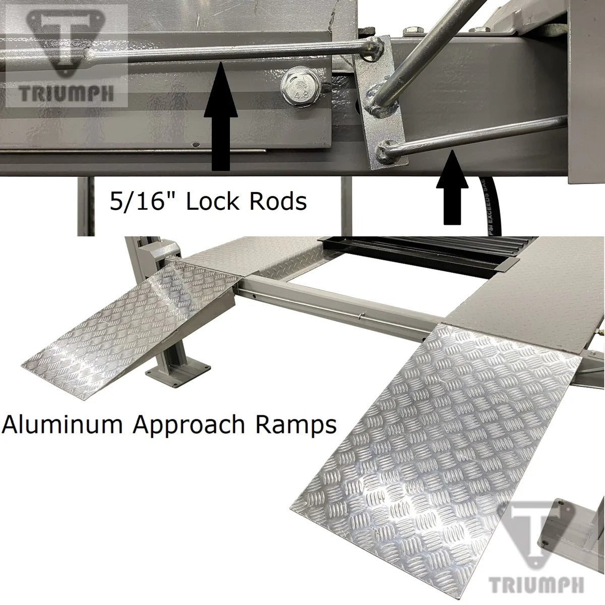 Triumph NSS-8XLT 4-Post Service and Storage Lift 8,000 lb Extended
