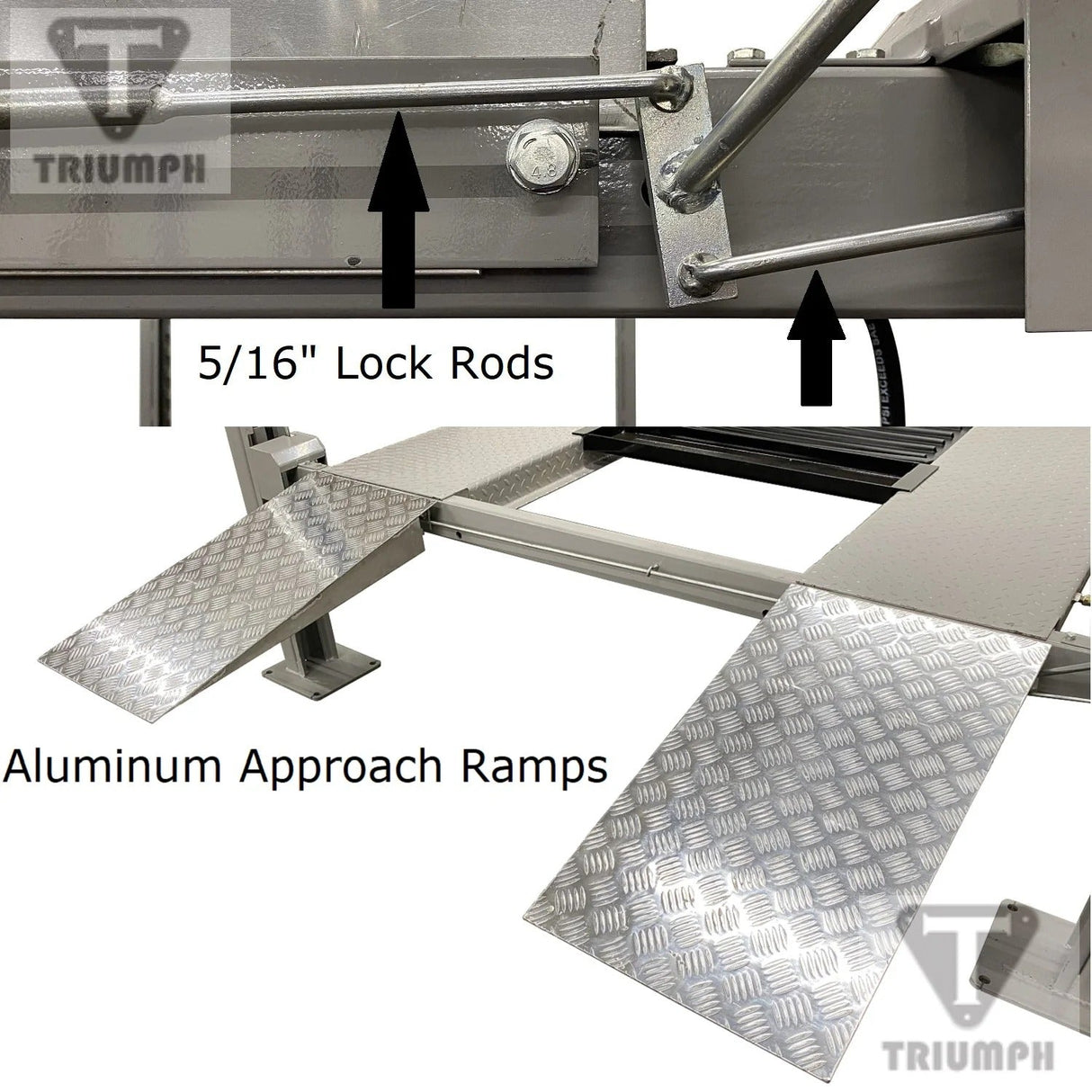 Triumph NSS-8SQ 4-Post Car Lift 8,000 lb Short Length