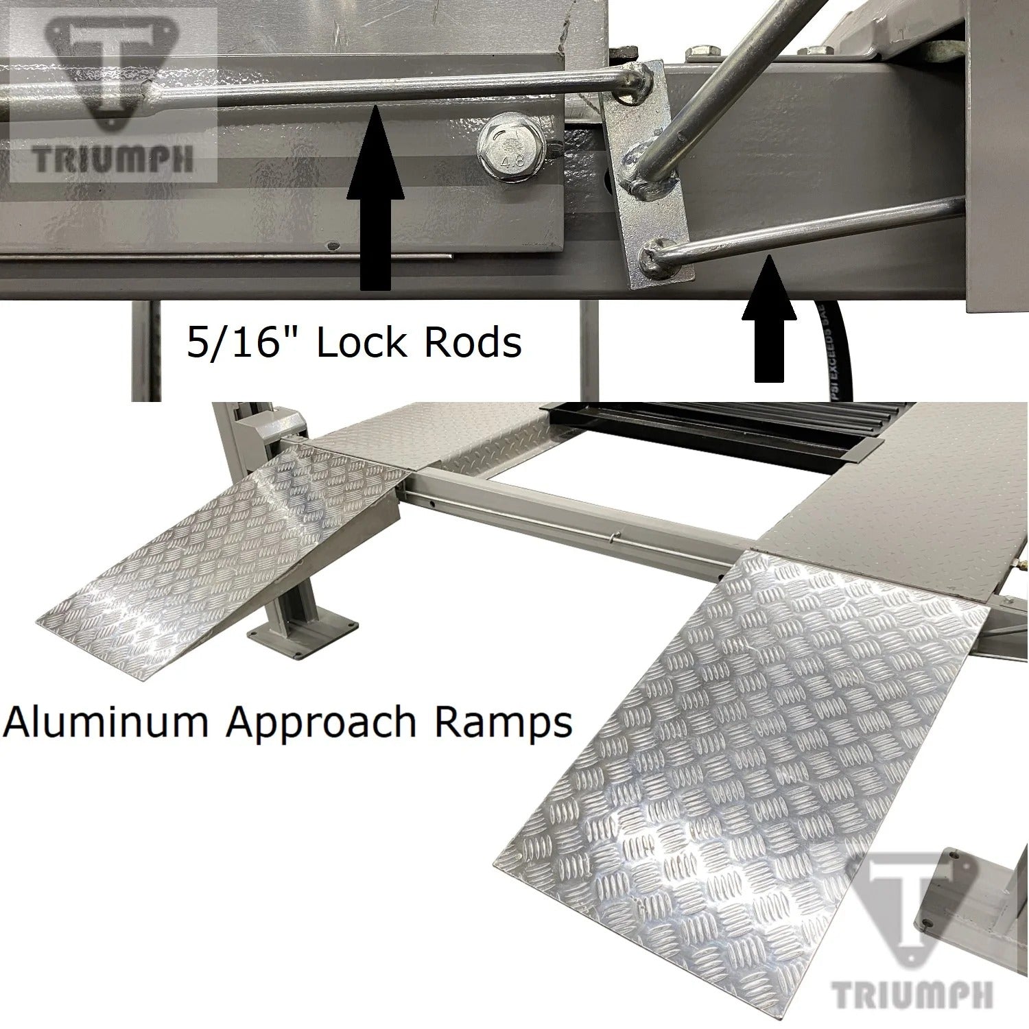 Triumph NSS-8SQ 4-Post Car Lift 8,000 lb Short Length