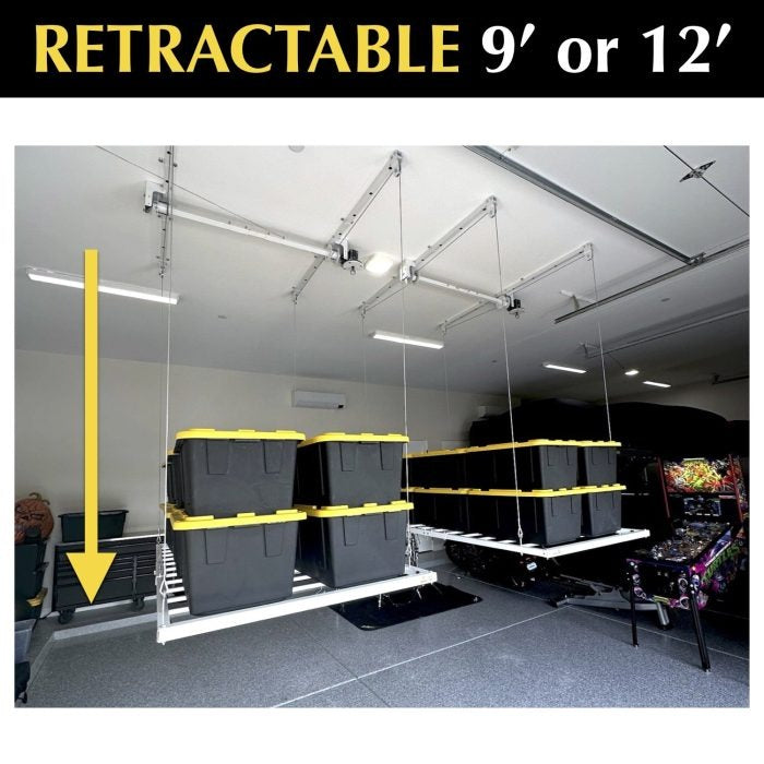 EZ Garage Storage E-Z Lift Pro RV 4 ft x 8 ft Overhead Storage Lift 17 ft Drop 700 lb -  R4X8PRV