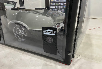 CarCapsule 18 ft ShowCase Indoor Black Cover – Drive Thru Model - CCSH18DTHRU