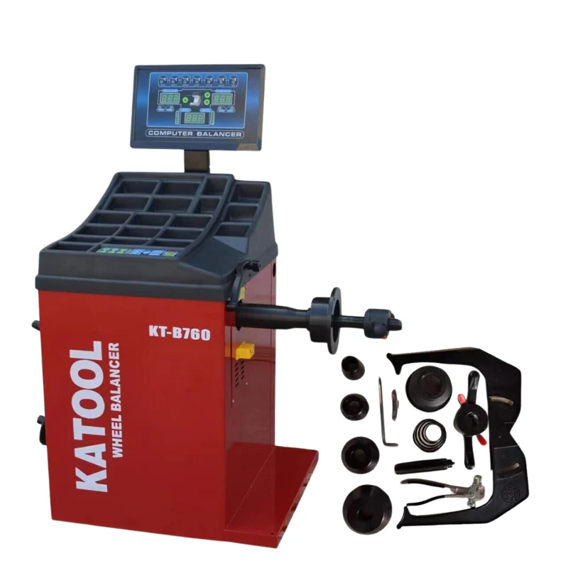 Katool KT-T810 Tire Changer & KT-B760 Wheel Balancer Shop Combo