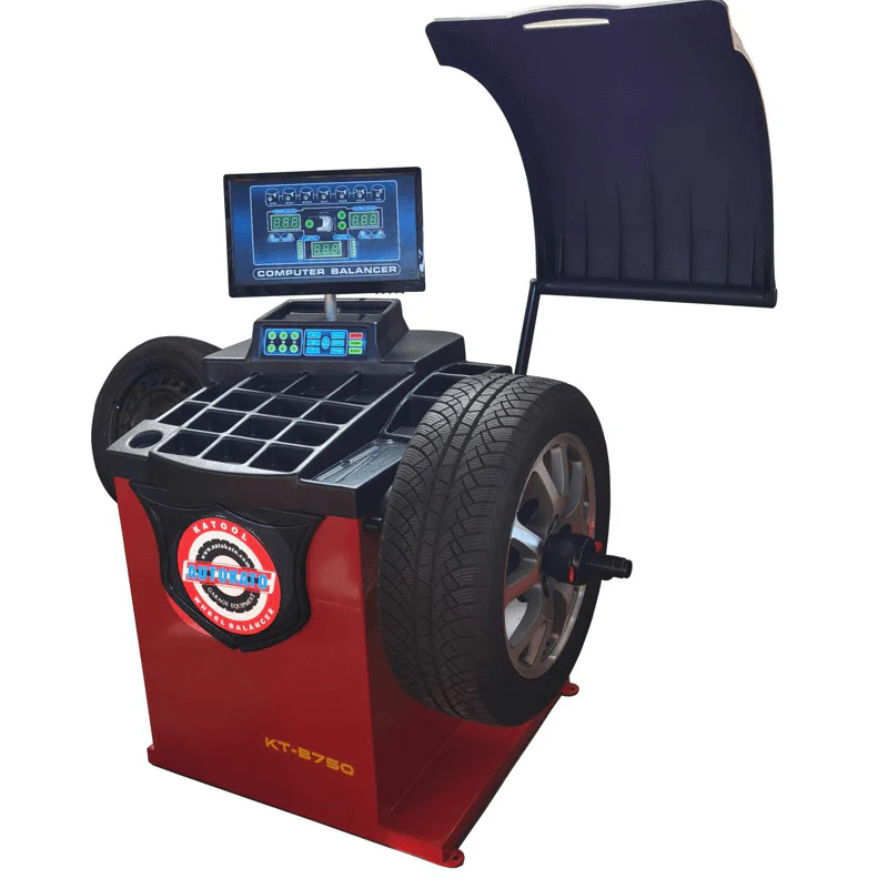 Katool KT-T850 Tilt-Back Tire Changer & KT-B750 Wheel Balancer Combo