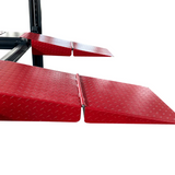 Katool KT-4H120X 12,000 lb Heavy-Duty 4-Post Car and Truck Lift with Rolling Jack