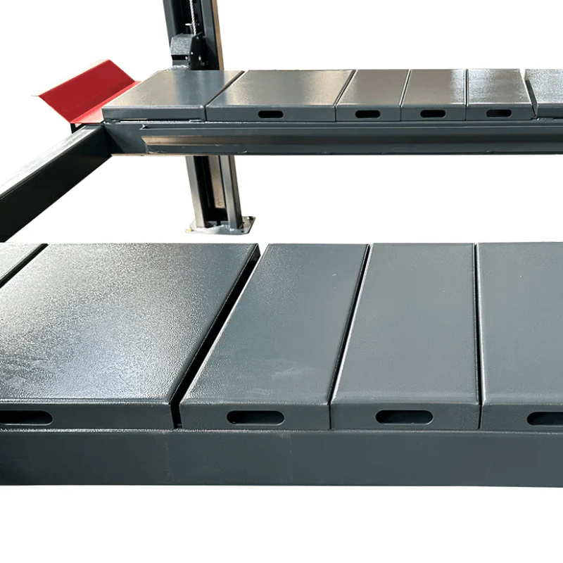 Katool KT-4H120X 12,000 lb Heavy-Duty 4-Post Car and Truck Lift with Rolling Jack