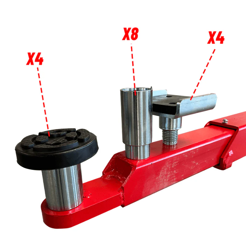 Katool KT-M150D 15,000 lb Heavy-Duty 2-Post Car Lift for Trucks and SUVs