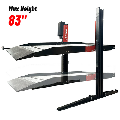Katool KT-P2700 6,600 lb 2-Post Parking Lift for Home Garage Storage