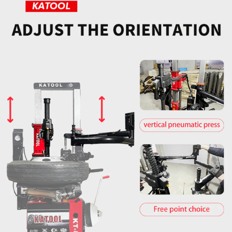Katool KT-T855 Vertical Tire Press Changer for Low-Profile Tires