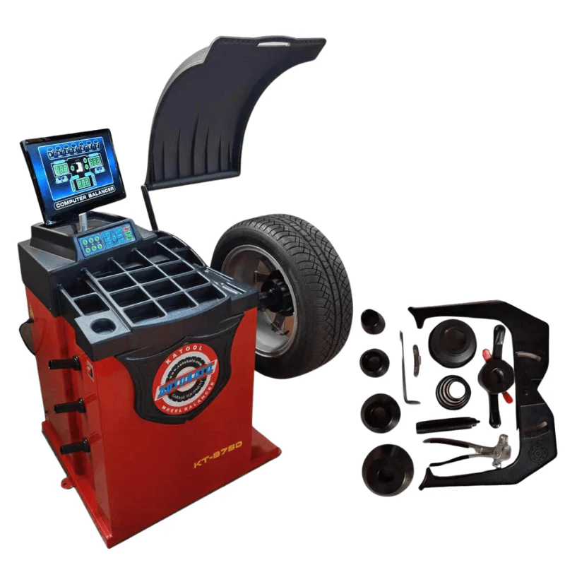 Katool KT-T800 Tire Changer & KT-B750 Wheel Balancer Shop Combo