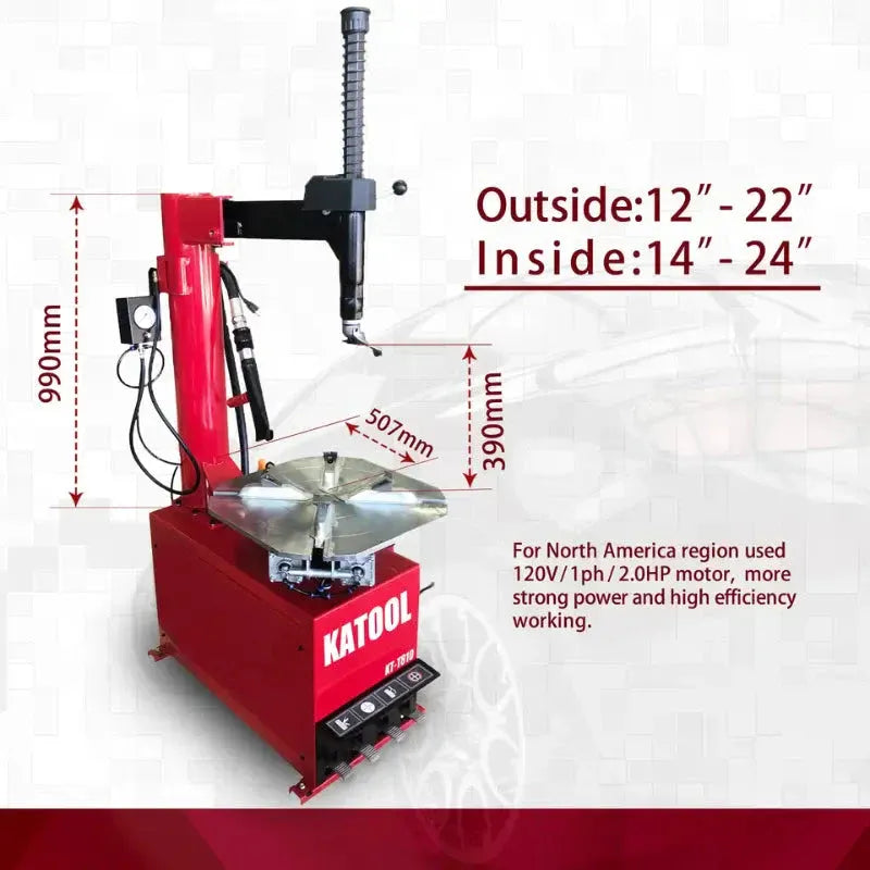 Katool KT-T810 Tire Changer & KT-B700 Wheel Balancer Shop Combo