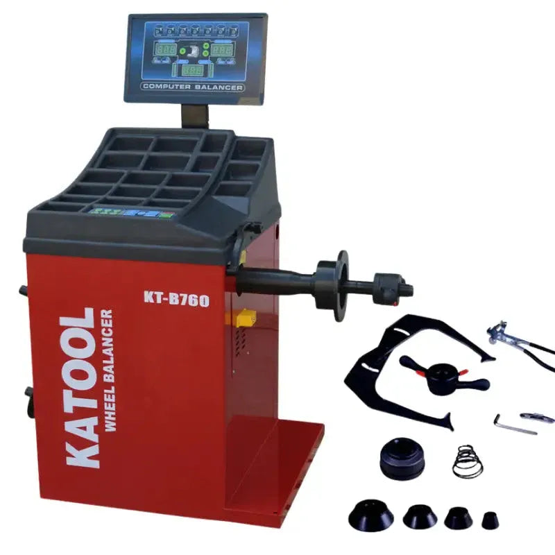 Katool KT-T830 Tire Changer & KT-B760 Wheel Balancer Shop Combo