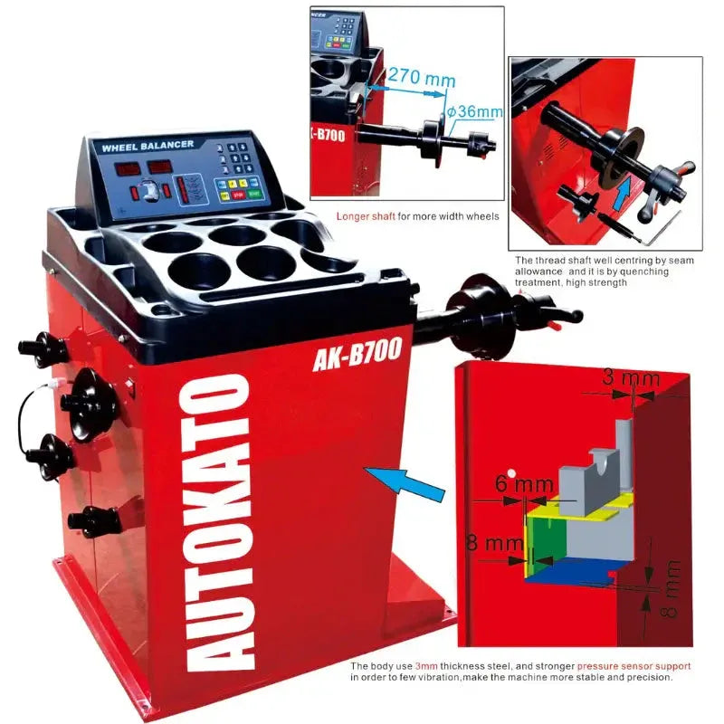 Katool KT-T835 Tire Changer & KT-B700 Wheel Balancer Shop Combo