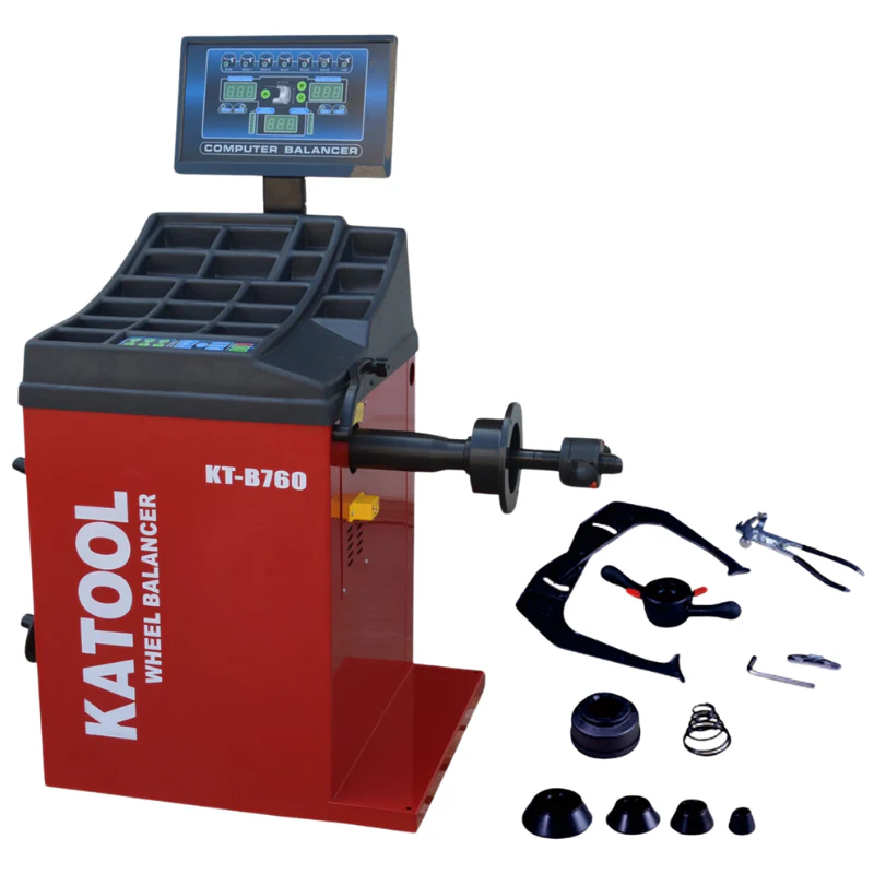 Katool KT-T835 Tire Changer & KT-B760 Wheel Balancer Shop Combo