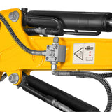 MechMaxx Mini Compact Excavator with B&S VANGUARD 408cc 14HP Engine, 65.7" Max Digging Depth, 2370 lb Operating Weight, Model MEC10