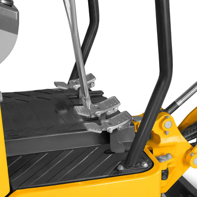 MechMaxx Mini Compact Excavator with B&S VANGUARD 408cc 14HP Engine, 65.7" Max Digging Depth, 2370 lb Operating Weight, Model MEC10