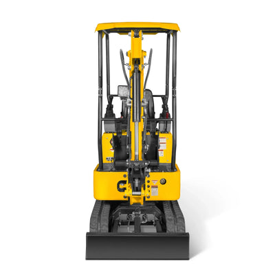 MechMaxx Mini Compact Excavator with B&S VANGUARD 408cc 14HP Engine, 65.7" Max Digging Depth, 2370 lb Operating Weight, Model MEC10