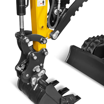 MechMaxx Mini Compact Excavator with Kubota D722 Engine, 65.7" Max Digging Depth, 2700 lb Operating Weight, Model MEC12