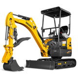 MechMaxx Mini Compact Excavator with Kubota D902 Engine, 89" Max Digging Depth, 4145 lb Operating Weight, Model MEC17