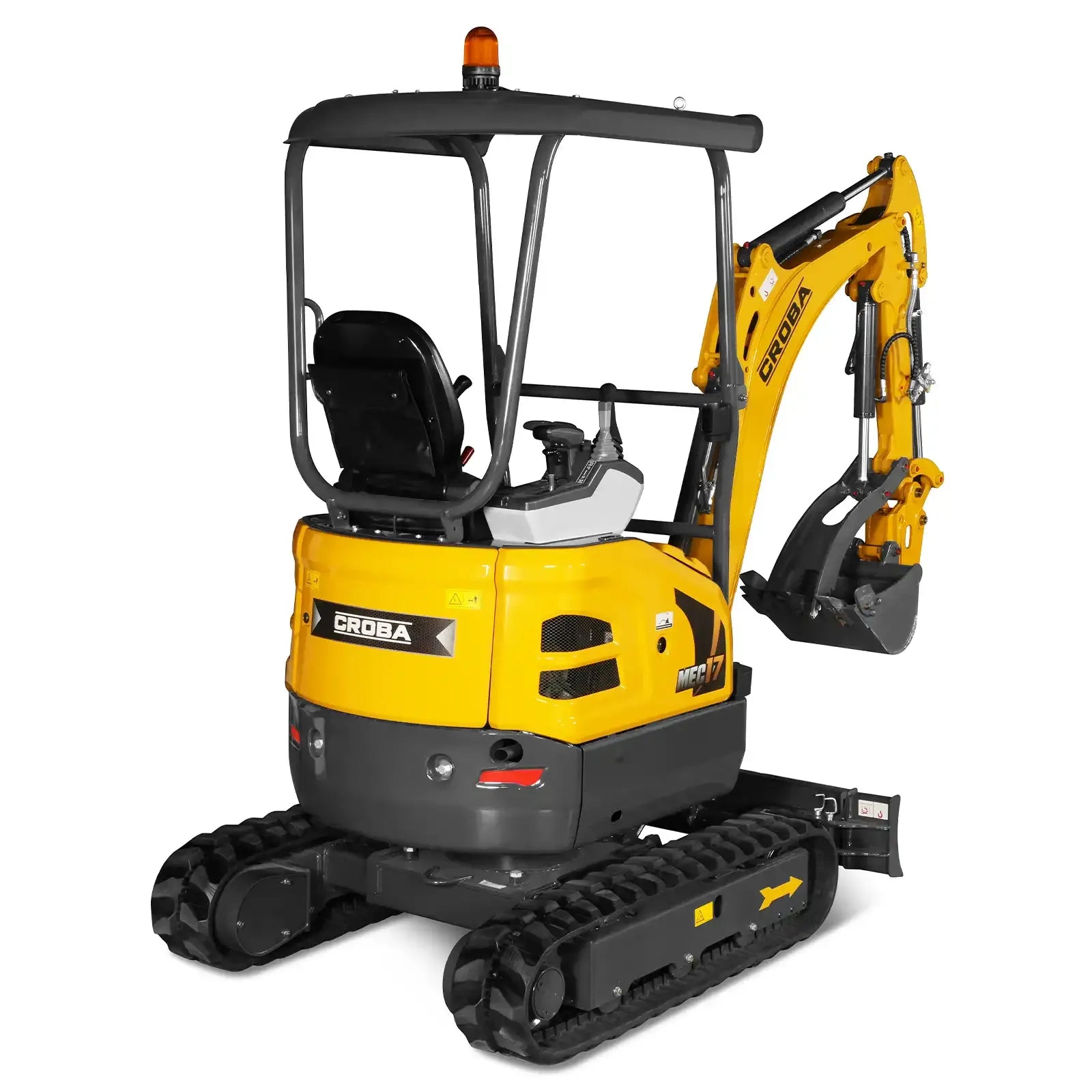 MechMaxx Mini Compact Excavator with Kubota D902 Engine, 89" Max Digging Depth, 4145 lb Operating Weight, Model MEC17