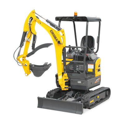 MechMaxx Mini Compact Excavator with Kubota D902 Engine, 95" Max Digging Depth, 4190 lb Operating Weight, Model MEC17PRO