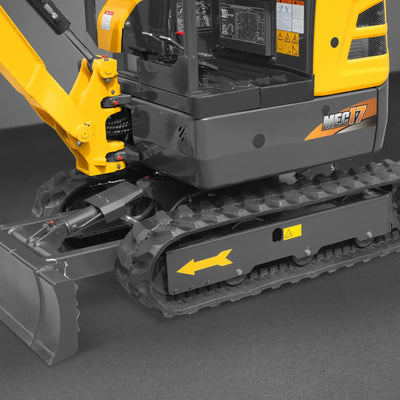 MechMaxx Mini Compact Excavator with Kubota D902 Engine, 95" Max Digging Depth, 4190 lb Operating Weight, Model MEC17PRO