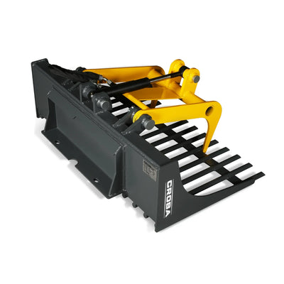 MechMaxx 20" Width Rock Grapple Bucket Attachment for Mini Skid Steer