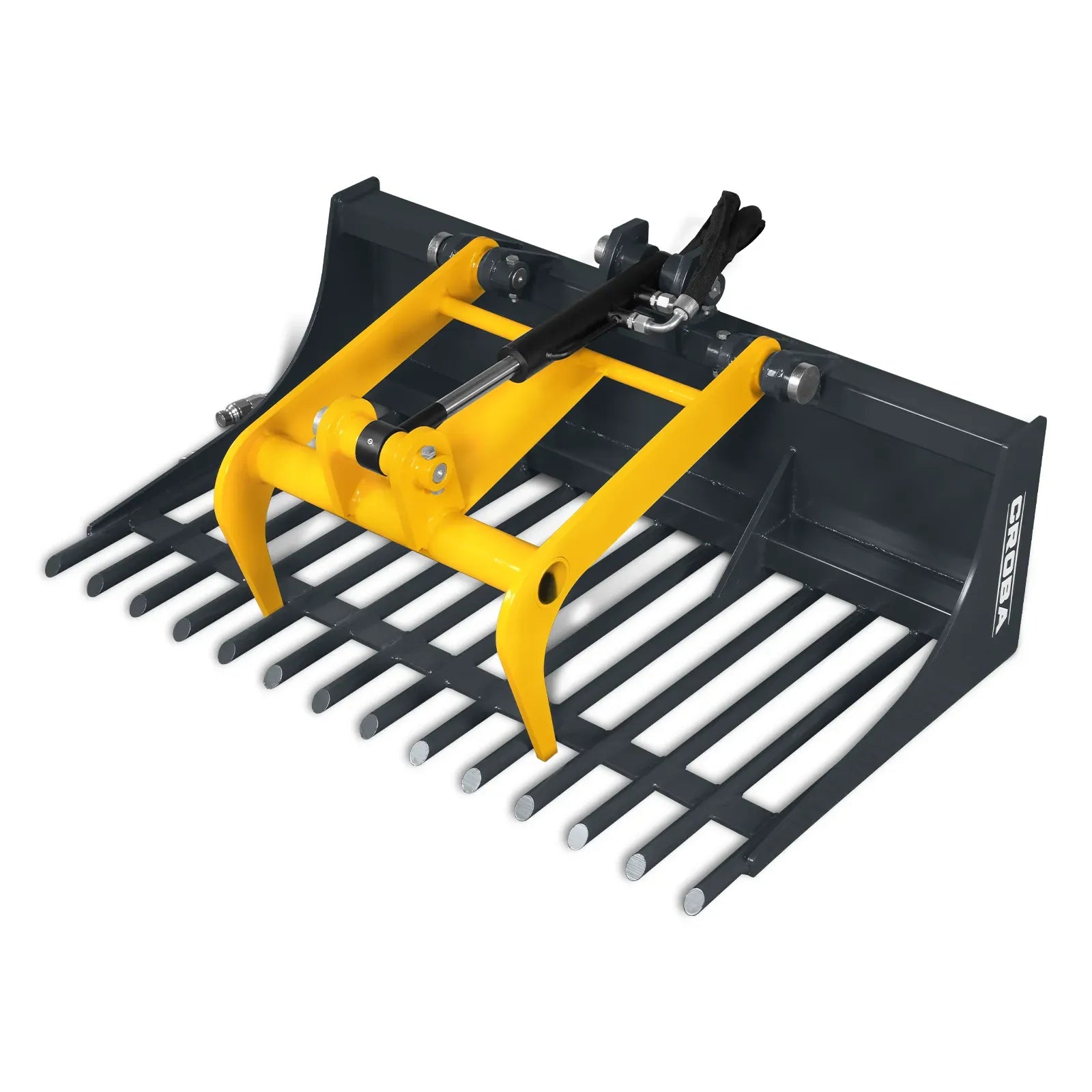 MechMaxx 20" Width Rock Grapple Bucket Attachment for Mini Skid Steer