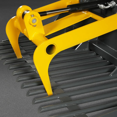 MechMaxx 20" Width Rock Grapple Bucket Attachment for Mini Skid Steer