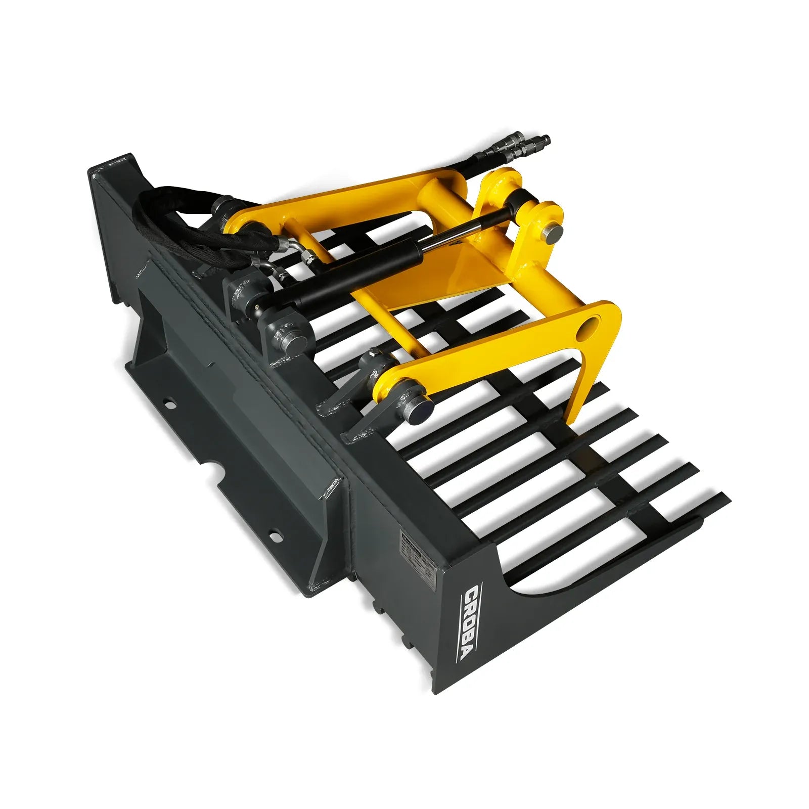 MechMaxx 20" Width Rock Grapple Bucket Attachment for Mini Skid Steer