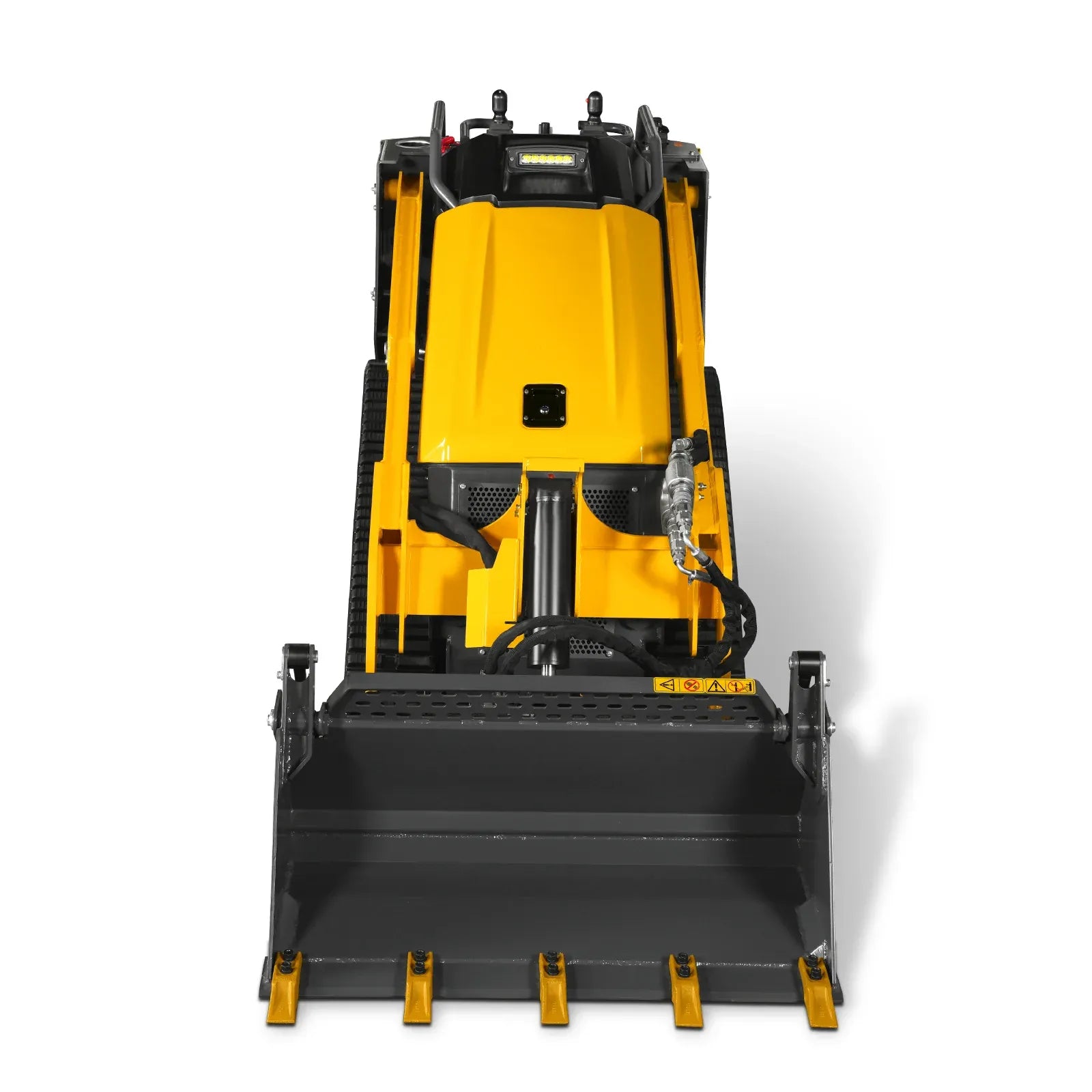 MechMaxx 25HP KUBOTA D1105 Diesel Stand-On Mini Skid Steer Track Loader with 4-in-1 Bucket, Model STL1000