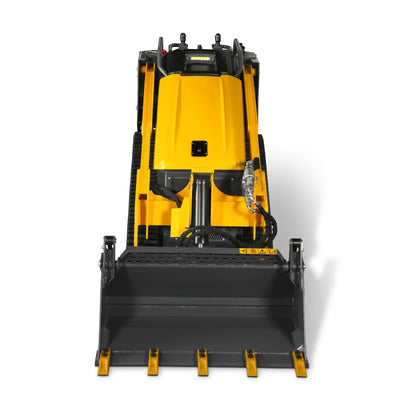 MechMaxx 25HP KUBOTA D1105 Diesel Stand-On Mini Skid Steer Track Loader with 4-in-1 Bucket, Model STL1000