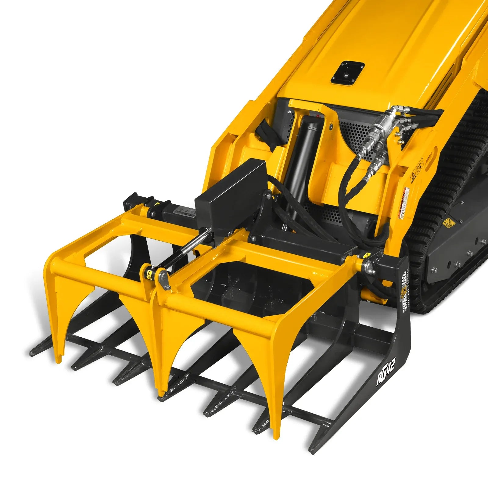 MechMaxx 42" Skeleton Grapple Attachment for Mini Skid Steer with 24" Arm Opening and 2000 lb Capacity