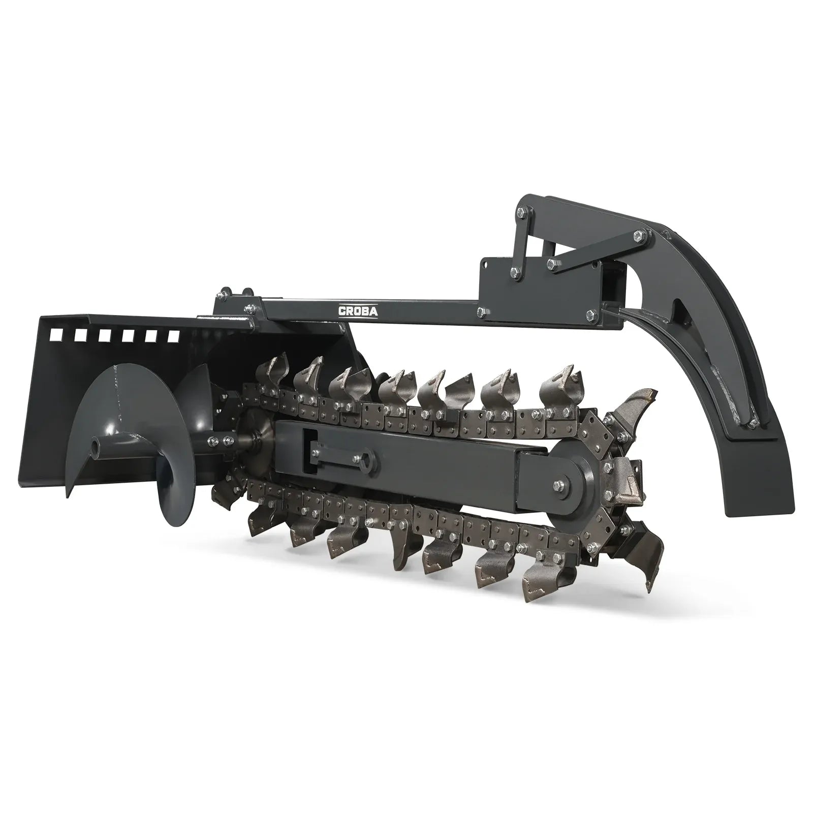 MechMaxx 20" Cutting Depth Trencher Attachment for Mini Skid Steer