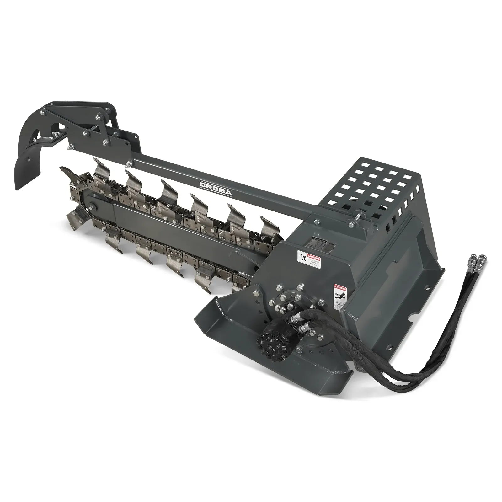MechMaxx 20" Cutting Depth Trencher Attachment for Mini Skid Steer