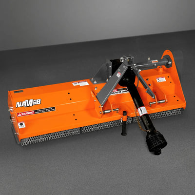 MechMaxx 68" PTO Driven Flail Mower, 3-Point Hitch, 30–60HP, Model NAM68