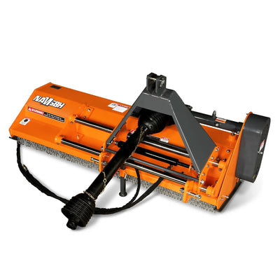 MechMaxx 68" PTO Flail Mower with Hydraulic Side Shift, 3-Point Hitch, 30–60HP, Model NAM68H