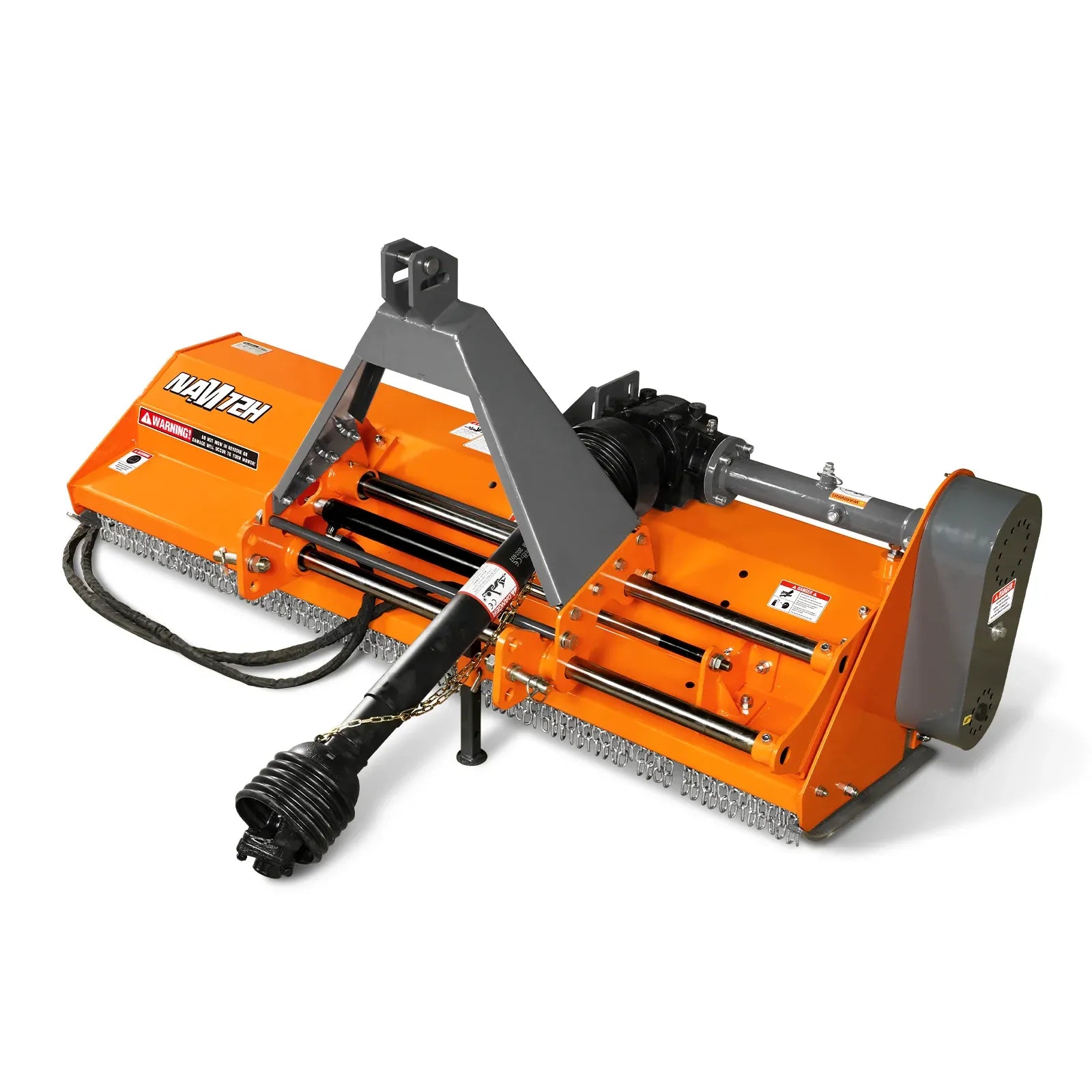 MechMaxx 72" PTO Flail Mower with Hydraulic Side Shift, 3-Point Hitch, 45–85HP, Model NAM72H