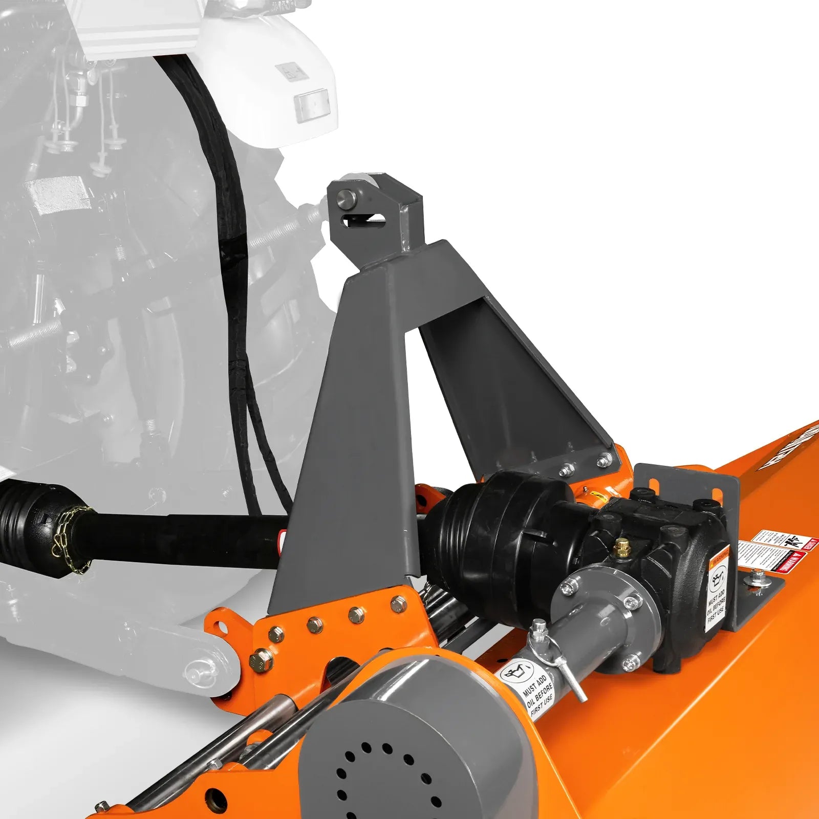 MechMaxx 72" PTO Flail Mower with Hydraulic Side Shift, 3-Point Hitch, 45–85HP, Model NAM72H