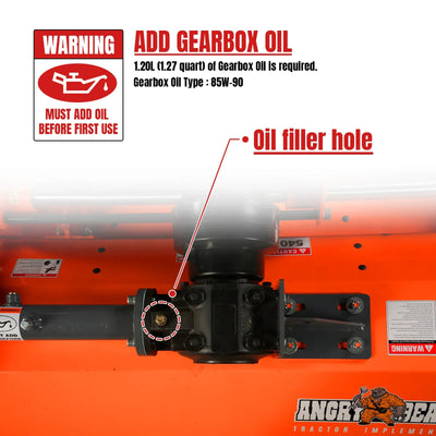 MechMaxx 68" PTO Flail Mower with Hydraulic Side Shift, 3-Point Hitch, 30–60HP, Model NAM68H