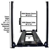 Atlas Garage PRO 8000EXT-L 4-Post Lift – 8,000 lb Extra Tall & Extra Long