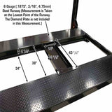 Atlas Garage PRO 8000EXT-L 4-Post Lift – 8,000 lb Extra Tall & Extra Long