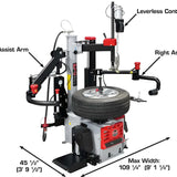 Atlas Platinum PTC500 Center Post Tire Changer with Dual Assist Arms and Leverless System