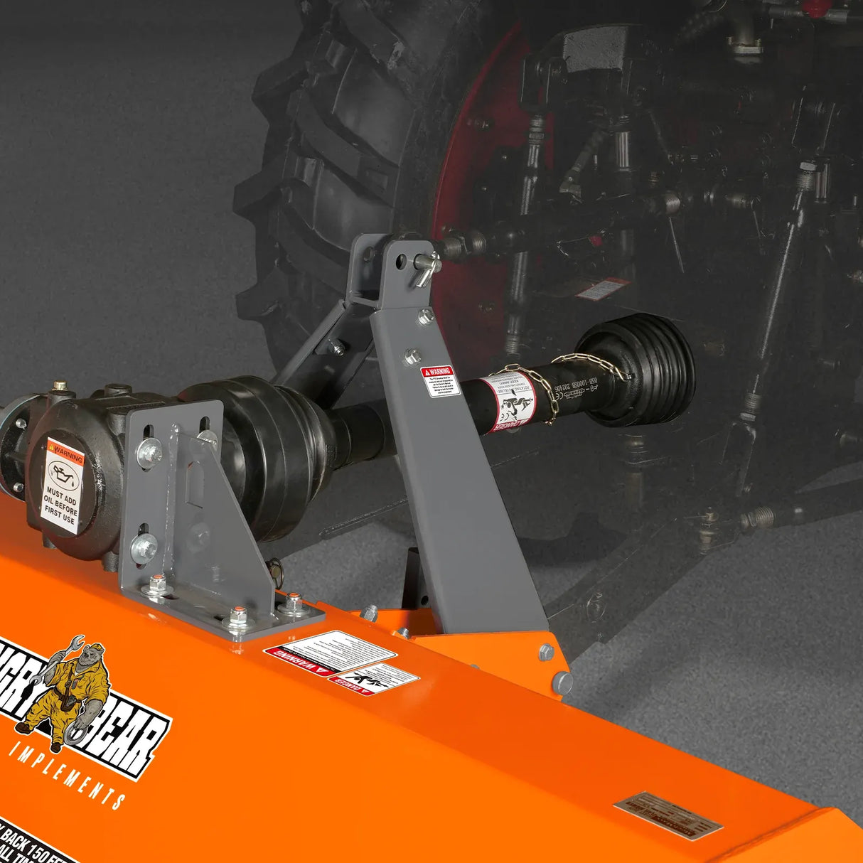MechMaxx 60" PTO Driven Flail Mower, 3-Point Hitch, 30–60HP, Model NAM60