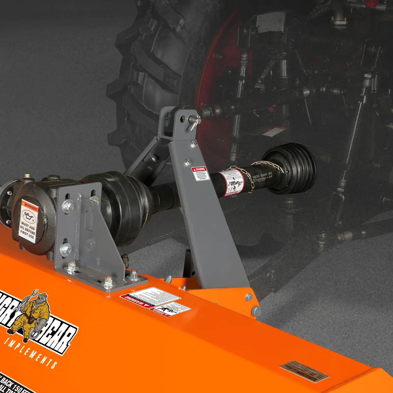MechMaxx 60" PTO Driven Flail Mower, 3-Point Hitch, 30–60HP, Model NAM60