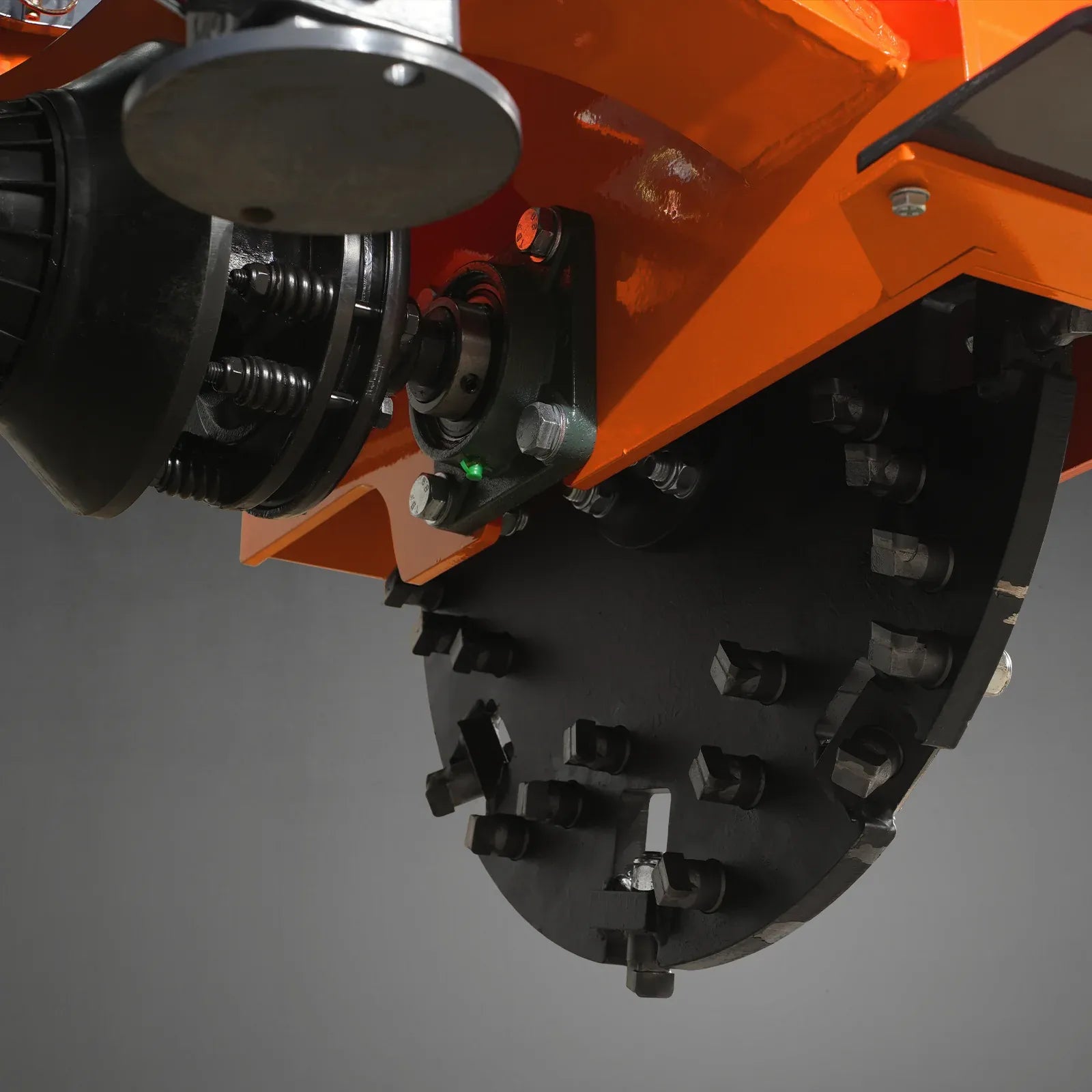 MechMaxx 3-Point PTO Stump Grinder with 34 Carbide Teeth for 15–45HP Tractors, Includes PTO Shaft with Slip Clutch, Model SG24