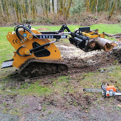 MechMaxx 42" Skeleton Grapple Attachment for Mini Skid Steer with 24" Arm Opening and 2000 lb Capacity