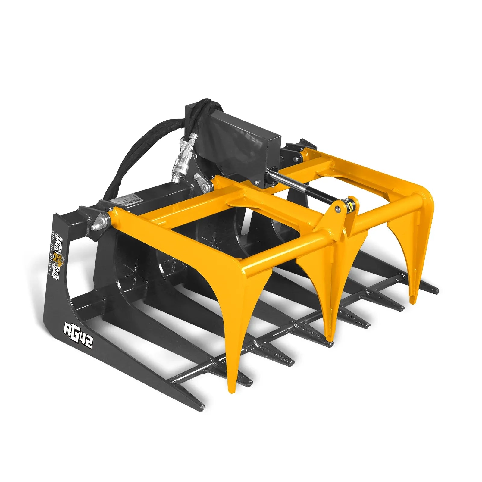 MechMaxx 42" Skeleton Grapple Attachment for Mini Skid Steer with 24" Arm Opening and 2000 lb Capacity