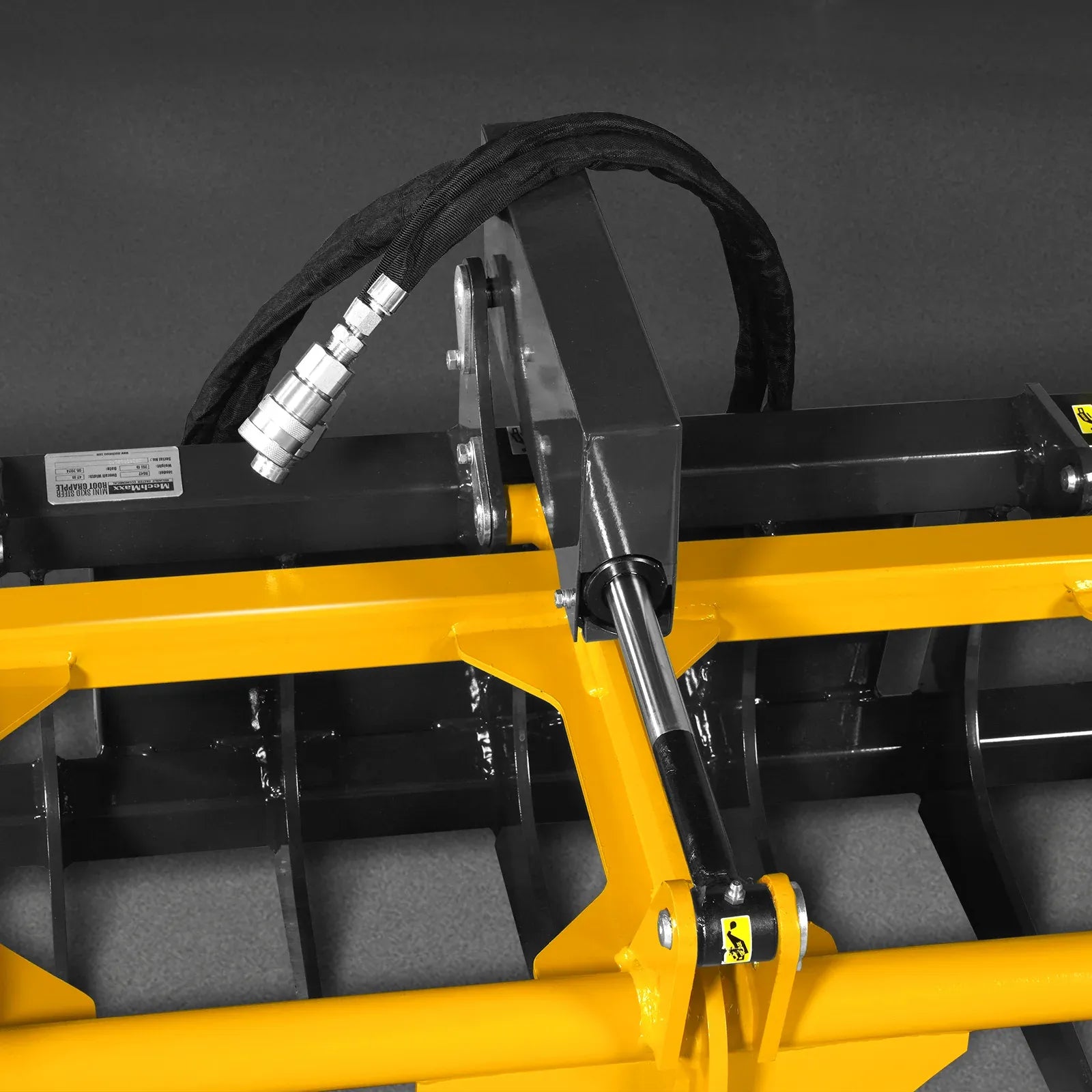 MechMaxx 42" Skeleton Grapple Attachment for Mini Skid Steer with 24" Arm Opening and 2000 lb Capacity
