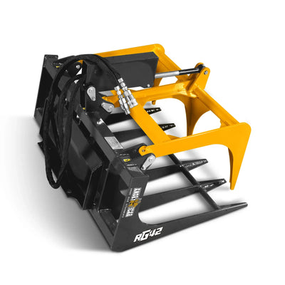 MechMaxx 42" Skeleton Grapple Attachment for Mini Skid Steer with 24" Arm Opening and 2000 lb Capacity