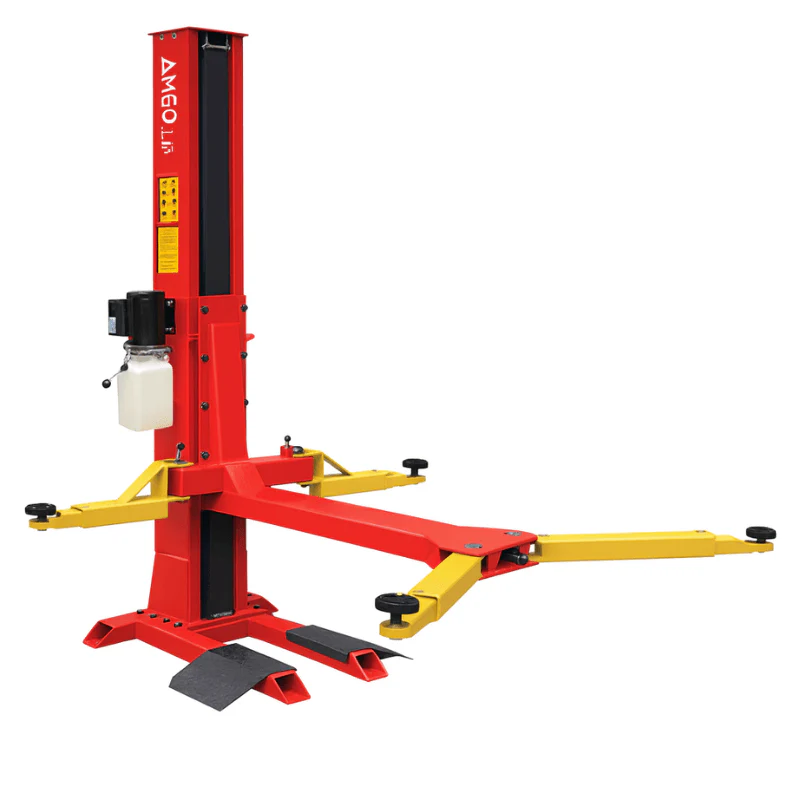 AMGO SL-7 Single Post Car Lift 7,000 lb Capacity